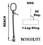 Crane Slings | Alloy Chain Sling (SOG), 1-Leg
