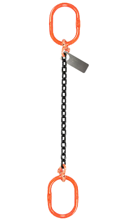 Grade 100 Chain Sling (SOO), 1-Leg, Cap 4300-22,600 Lbs