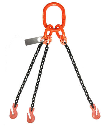 Grade 100 Alloy Chain Sling (TOG), 3-Leg Chain Sling, Cap 22,900-58,700