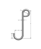 Alloy Steel J-Hooks, Eye Style A