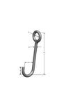 Alloy Steel J-Hooks, Eye Style C