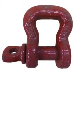 Crosby red screw pin lifting shackle for heavy-duty lifting and rigging applications
