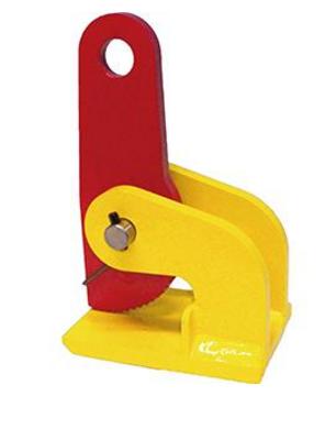 Horiz Plate Clamp with pre-tensioned spring, Terrier FHX-V, Cap 2200-13,200 Lbs. Per Pair - WiscoLift, Inc.