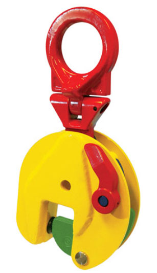 Hardox Vertical Lifting Clamp with Articulating Shackle - WiscoLift, Inc.