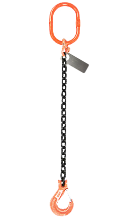 Grade 100 Chain Sling (SOS), 1-Leg, Cap 4300-22,600 Lbs - WiscoLift, Inc.