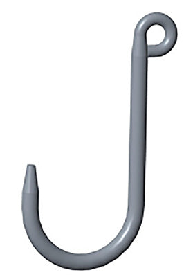 MW brand J-Hook made of durable alloy steel foundry hook with smooth grey finish