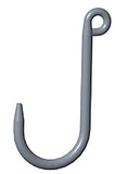MW brand J-Hook made of durable alloy steel foundry hook with smooth grey finish