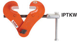 Crosby plate clamp in orange with adjustable screw mechanism Crosby beam clamps for steel