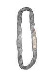 WiscoLift endless round slings for lifting in gray with identifying label