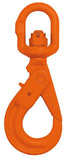 Pewag orange Grade 80 safety swivel hook for hoists cranes and trolleys