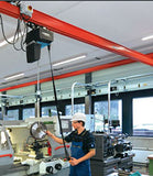 Demag electric chain hoist for material handling in industrial workshop lifting heavy machinery