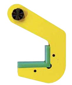 Terrier yellow plate clamp for heavy-duty pipe lifting clamp with secure grip design