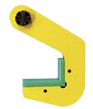 Terrier yellow plate clamp for heavy-duty pipe lifting clamp with secure grip design