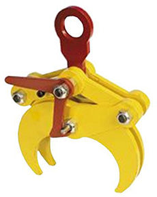 Terrier yellow and red pipe plate lifting clamp for secure and safe pipe lifting