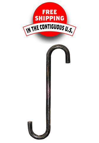 Industrial Lifting S-Hook, 5/8" x 12" (Only 14 left in stock) - WiscoLift, Inc.