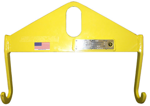 Small Length Fixed Lifting Beam, Lift Bale Top with Welded Hooks (Only 1 left in stock) - WiscoLift, Inc.