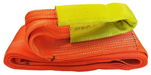 Large 6" Wide Recovery Straps, Super Duty Eye Protection, 2-Ply, Breaking Strength up to 117,600 Lbs - WiscoLift, Inc.